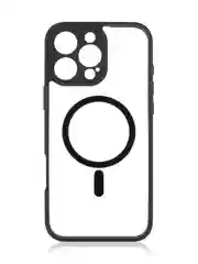 Прозрачный чехол MagSafe для iPhone 16, Pro, Max Plus пластиковый с силиконом BROSCORP, защитой камер