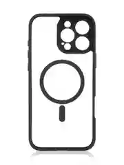 Прозрачный чехол MagSafe для iPhone 16, Pro, Max Plus пластиковый с силиконом BROSCORP, защитой камер