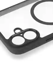 Прозрачный чехол MagSafe для iPhone 16, Pro, Max Plus пластиковый с силиконом BROSCORP, защитой камер