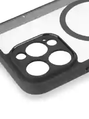 Прозрачный чехол MagSafe для iPhone 16, Pro, Max Plus пластиковый с силиконом BROSCORP, защитой камер
