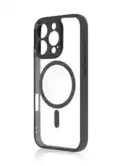 Прозрачный чехол MagSafe для iPhone 16, Pro, Max Plus пластиковый с силиконом BROSCORP, защитой камер