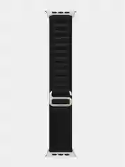 Черный ремешок для смарт-часов Apple Watch Alpine Loop "Альпийская петля", нейлоновый, 42-49 мм