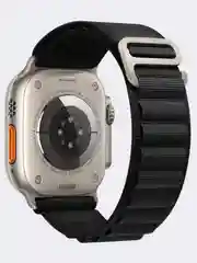 Черный ремешок для смарт-часов Apple Watch Alpine Loop "Альпийская петля", нейлоновый, 42-49 мм
