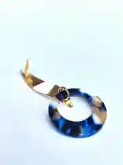 Серьги круглые, цветные