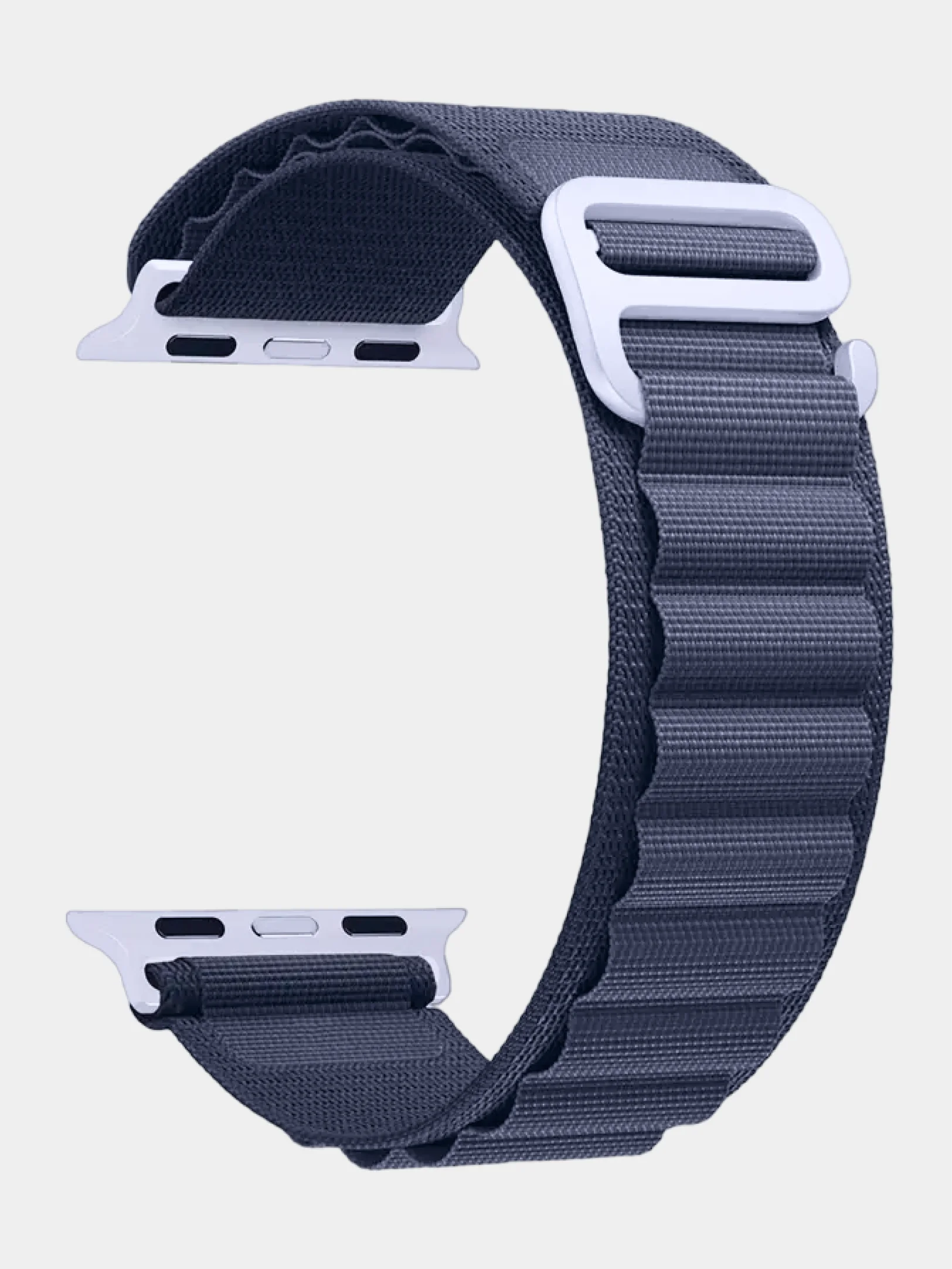Синий ремешок для смарт-часов Apple Watch Alpine Loop "Альпийская петля", нейлоновый, 42-49 мм