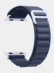 Синий ремешок для смарт-часов Apple Watch Alpine Loop "Альпийская петля", нейлоновый, 42-49 мм