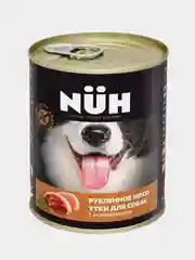 Влажный корм для собак NUH, утка беззерновой, д/собак средних и крупных пород, 340 г