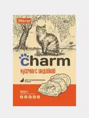 Влажный корм Charm 85г "индейка в желе", для стерилизованных кошек, 85г *25 шт