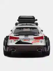 Белый машинка металлическая 1:24 AUDI RS6 камуфляж с обвесом, 21 см