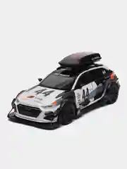 Белый машинка металлическая 1:24 AUDI RS6 камуфляж с обвесом, 21 см