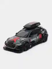 Тёмно-серый машинка металлическая 1:24 AUDI RS6 камуфляж с обвесом, 21 см