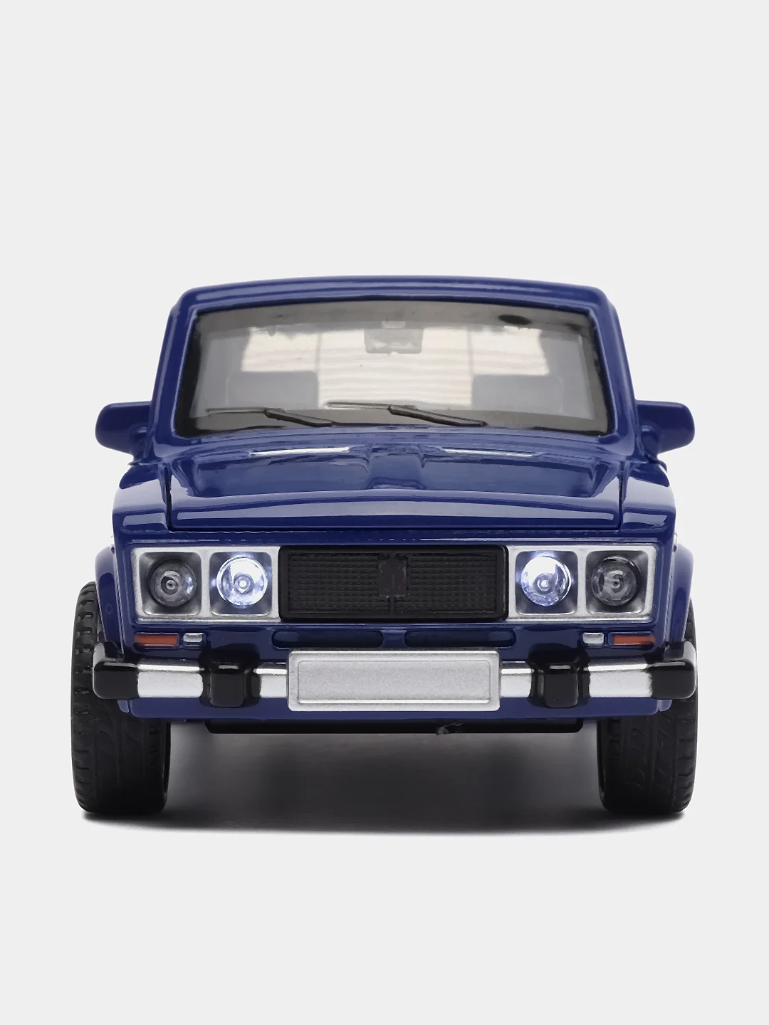 Синий металличсекая модель Класика Шестерка Семерка 1:32 Diecast replica