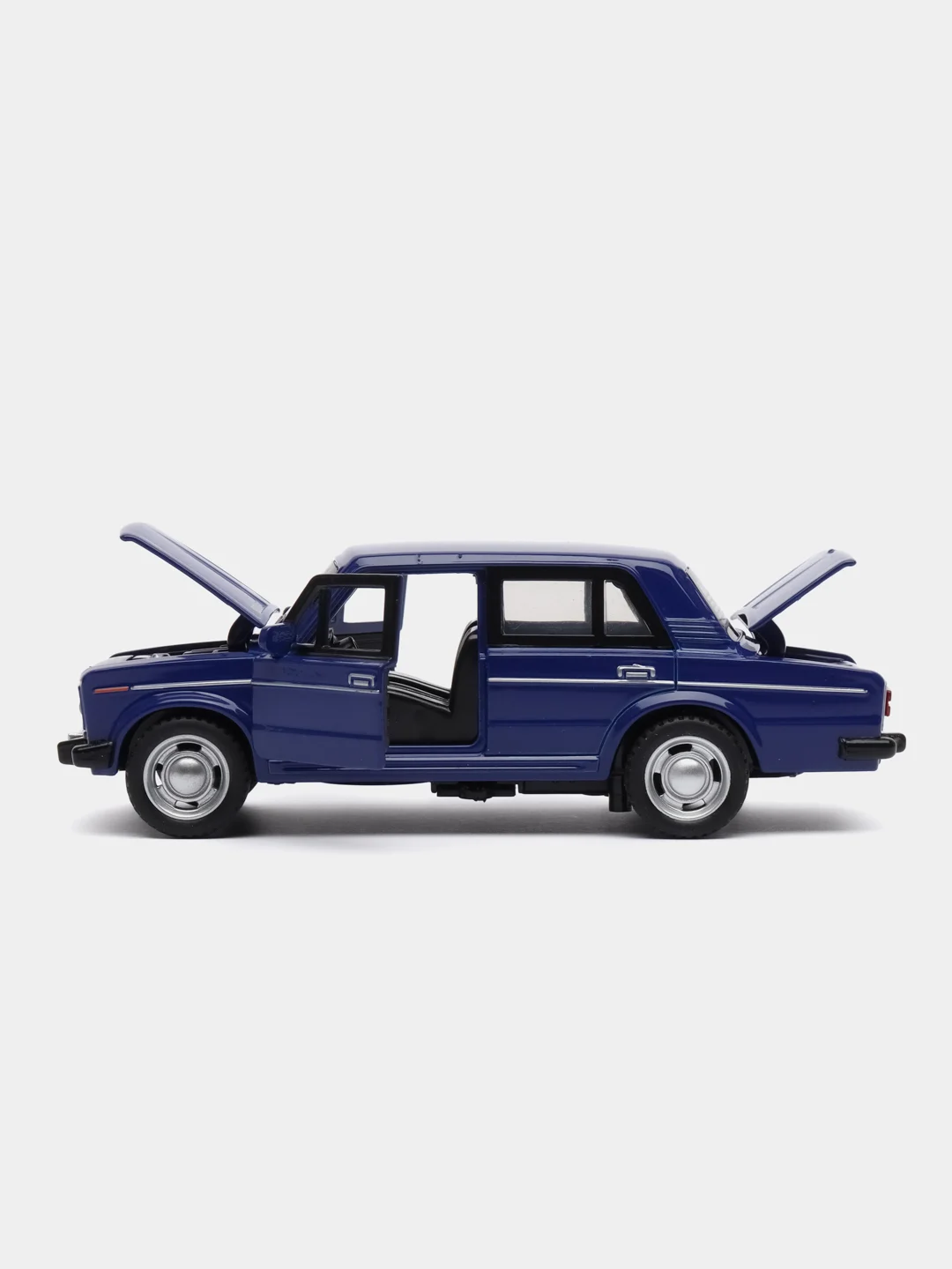 Синий металличсекая модель Класика Шестерка Семерка 1:32 Diecast replica