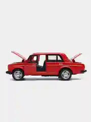 Красный металличсекая модель Класика Шестерка Семерка 1:32 Diecast replica