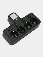 Слоновая кость сетевой фильтр-удлинитель с USB и Type-C портами, кнопкой выключения