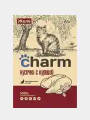 Влажный корм Charm "курица в желе", для кошек, 85г *25 шт