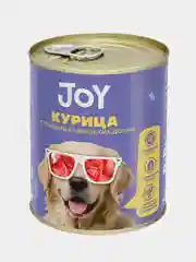 Влажный корм JOY "курица", беззерновой, для крупных и средних пород, 340г