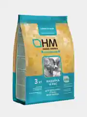 Сухой корм Наша Марка "с индейкой и рисом" для собак всех пород, 3 кг