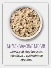 Мюсли 5 злаков MAKFA "Ягоды и корица", 200 г