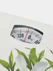Белый весы напольные механические, до 130 кг, металл