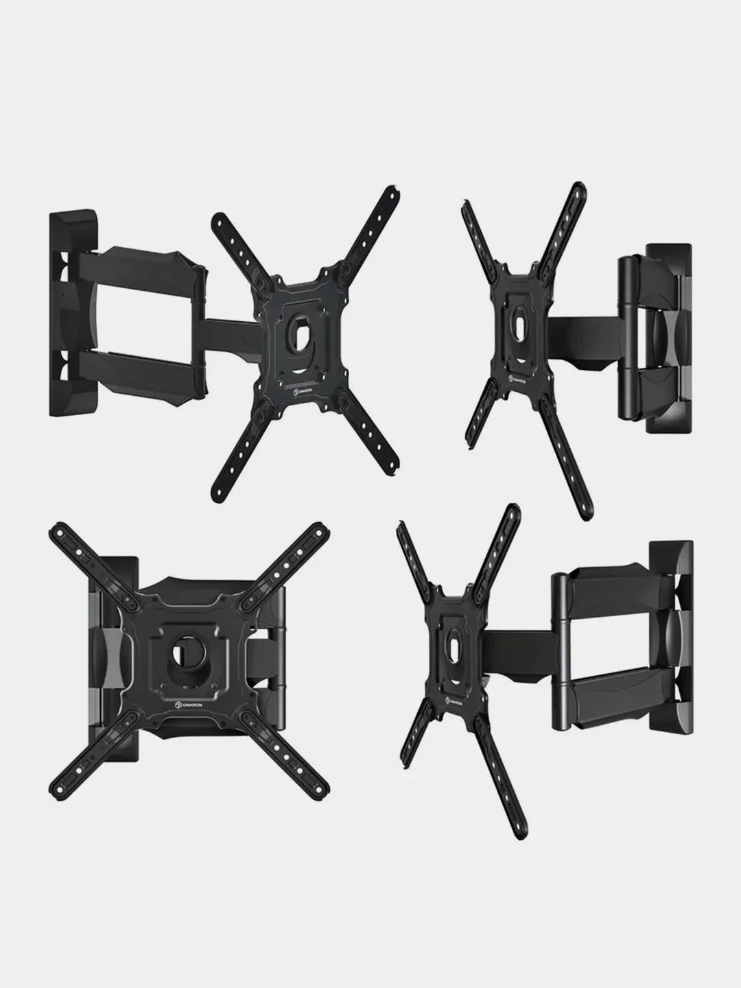 Кронштейн для телевизора ONKRON, 32"-65", наклонно-поворотный, чёрный, M4