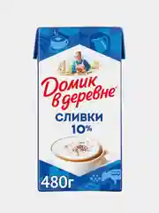 Сливки Домик в Деревне, 10%, 480г