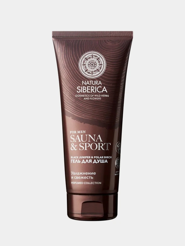 Гель для душа NATURA SIBERICA "Увлажнение и свежесть Sauna & Sport for Men", 200 мл