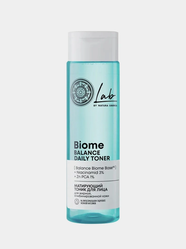 Матирующий тоник для лица Natura Siberica Lab Biome Balance, 250 мл