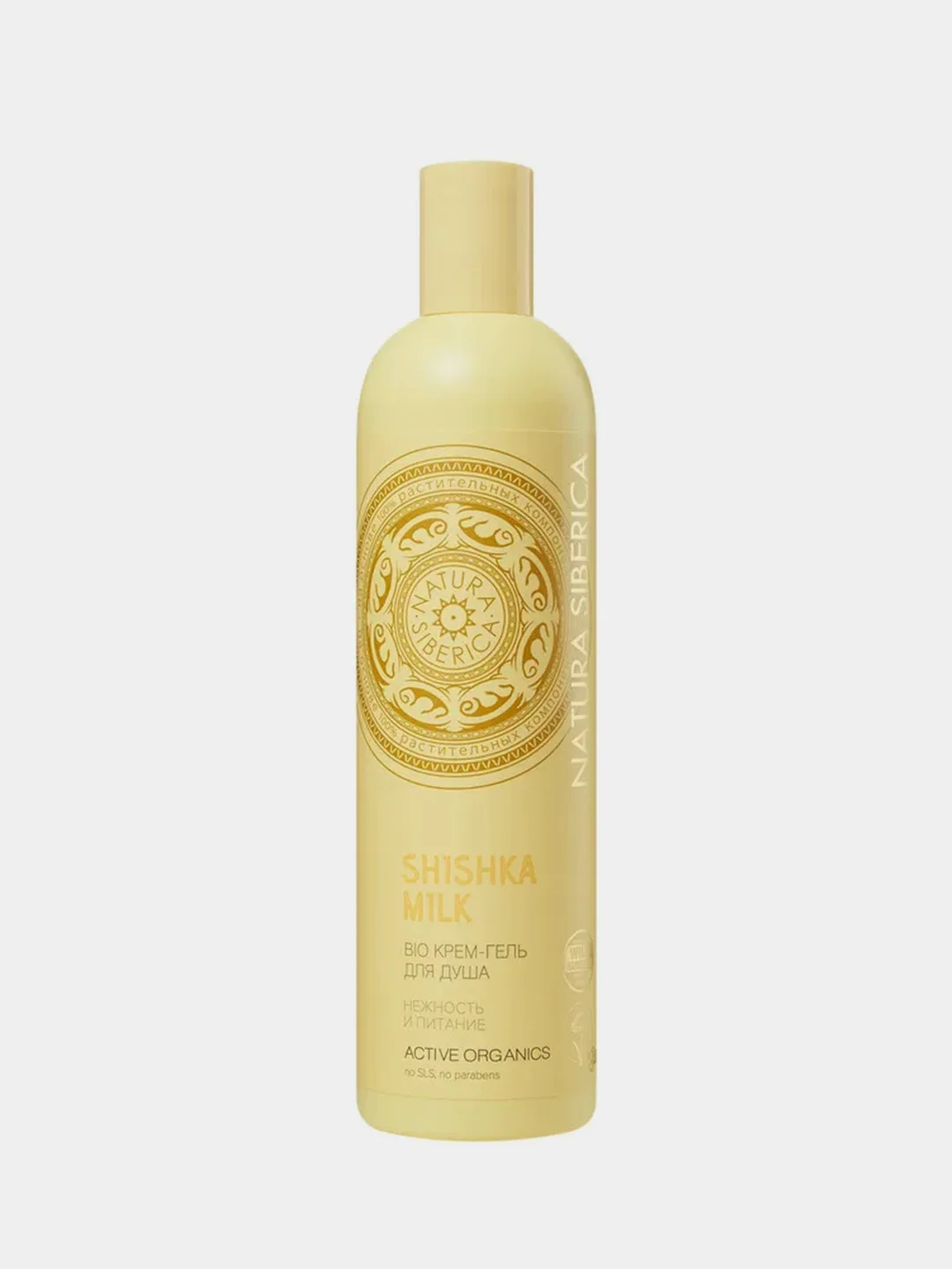 Крем-гель для душа Natura Siberica Bio "BIO.SHISHKA MILK нежность и питание", 400 мл