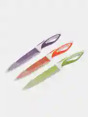 Разноцветный набор ножей с тефлоновым покрытием/ ножи для резки/ нож с чехлом/кухонные ножи