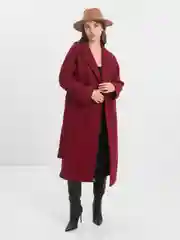 Марсала пальто женское, демисезон