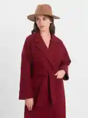 Марсала пальто женское, демисезон