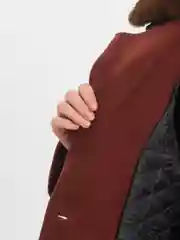 Шоколадный пальто женское, демисезон