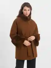 Медный пальто женское, демисезон