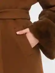 Медный пальто женское, демисезон