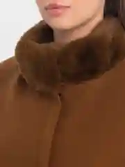 Медный пальто женское, демисезон
