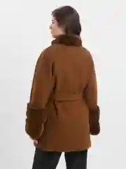 Медный пальто женское, демисезон