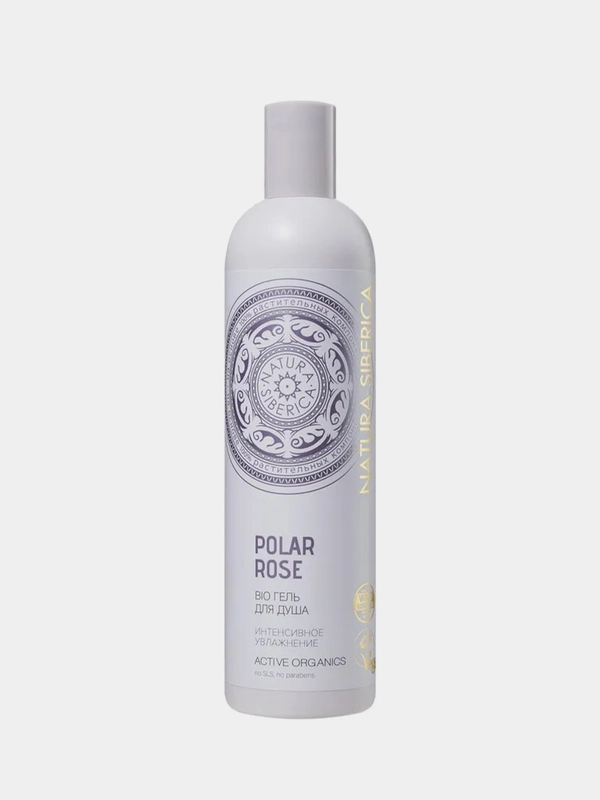 Bio Гель для душа Natura Siberica "BIO.POLAR ROSE интенсивное увлажнение", 400 мл