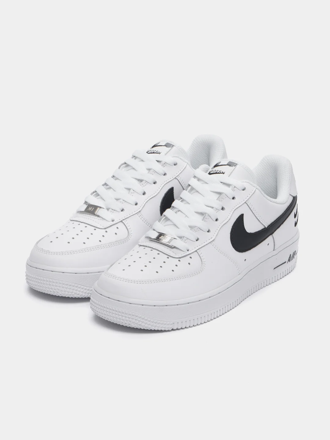 Черный кроссовки женские с логотипом Nike Air Force 1 low