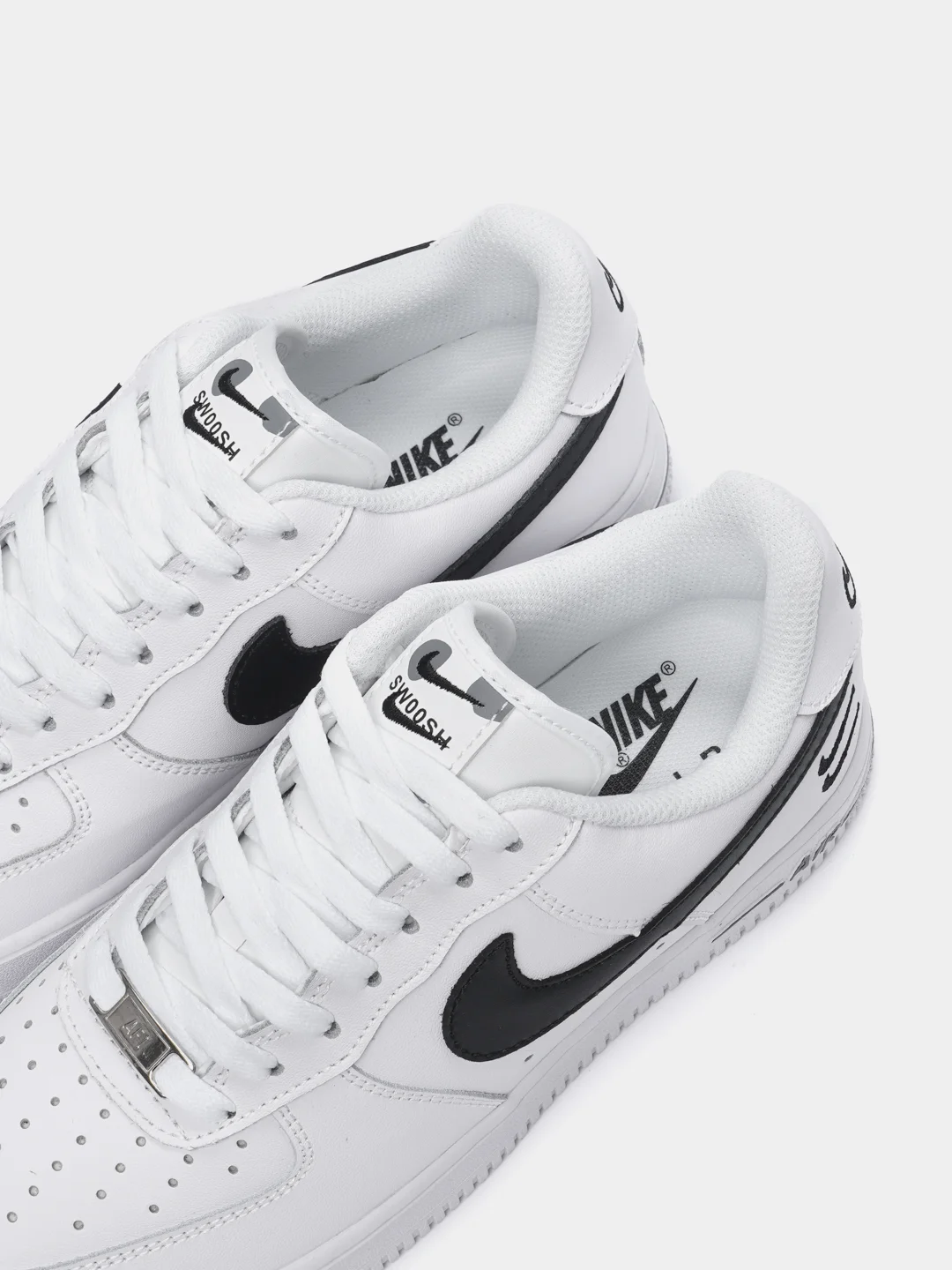 Черный кроссовки женские с логотипом Nike Air Force 1 low