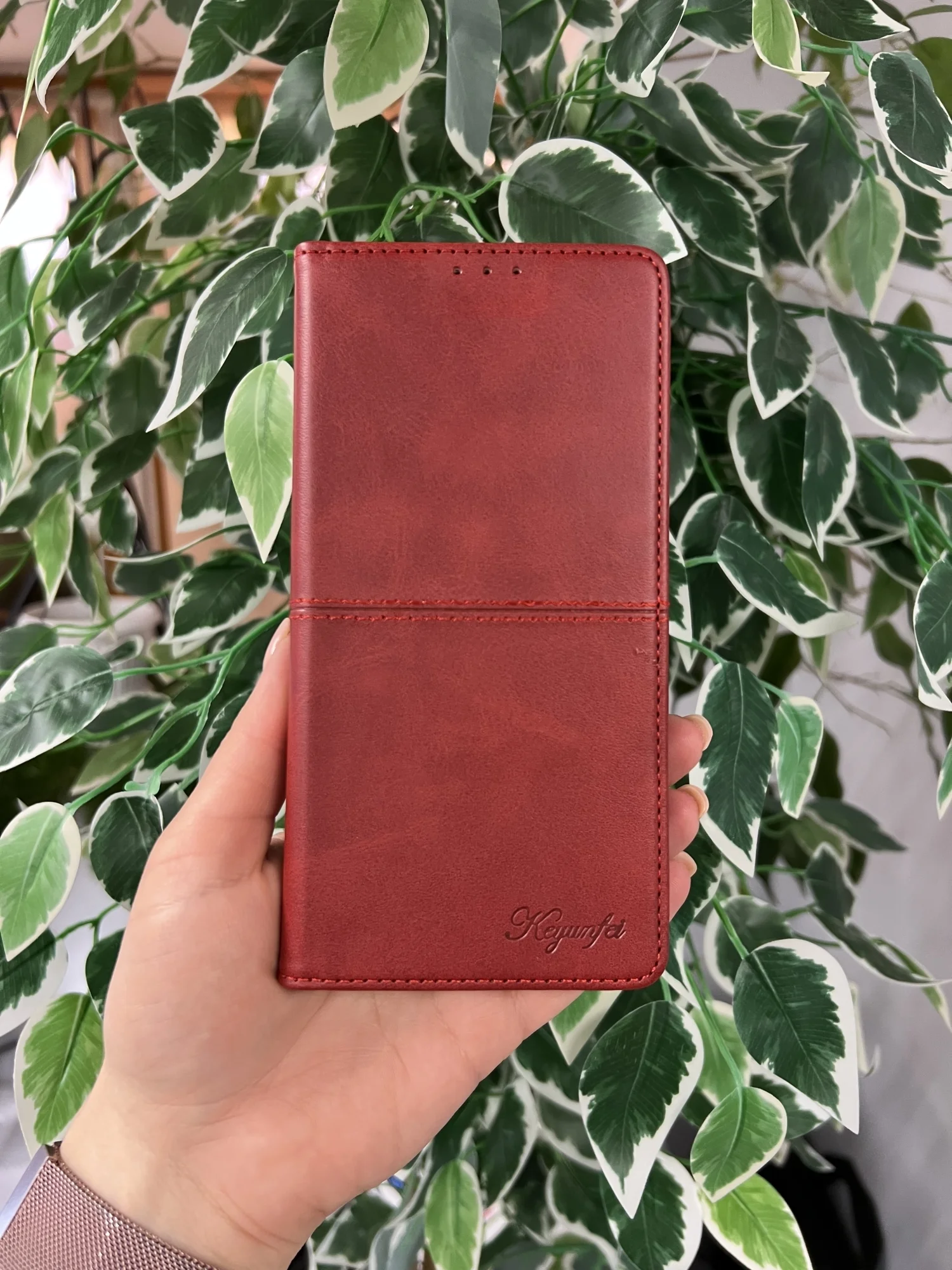 Красный чехол книжка elitcase для Samsung A55 5G / Самсунг А55 5G