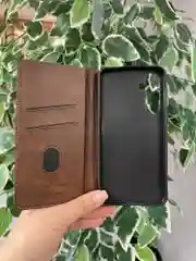 Тёмно-коричневый чехол книжка elitcase для Samsung A55 5G / Самсунг А55 5G