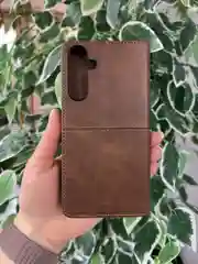 Тёмно-коричневый чехол книжка elitcase для Samsung A55 5G / Самсунг А55 5G