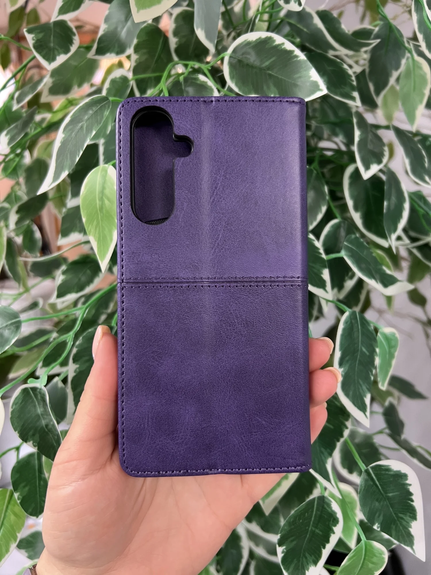 Фиолетовый чехол книжка elitcase для Samsung A55 5G / Самсунг А55 5G