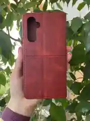 Красный чехол книжка elitcase для Samsung A54 5G / Самсунг А54 5G