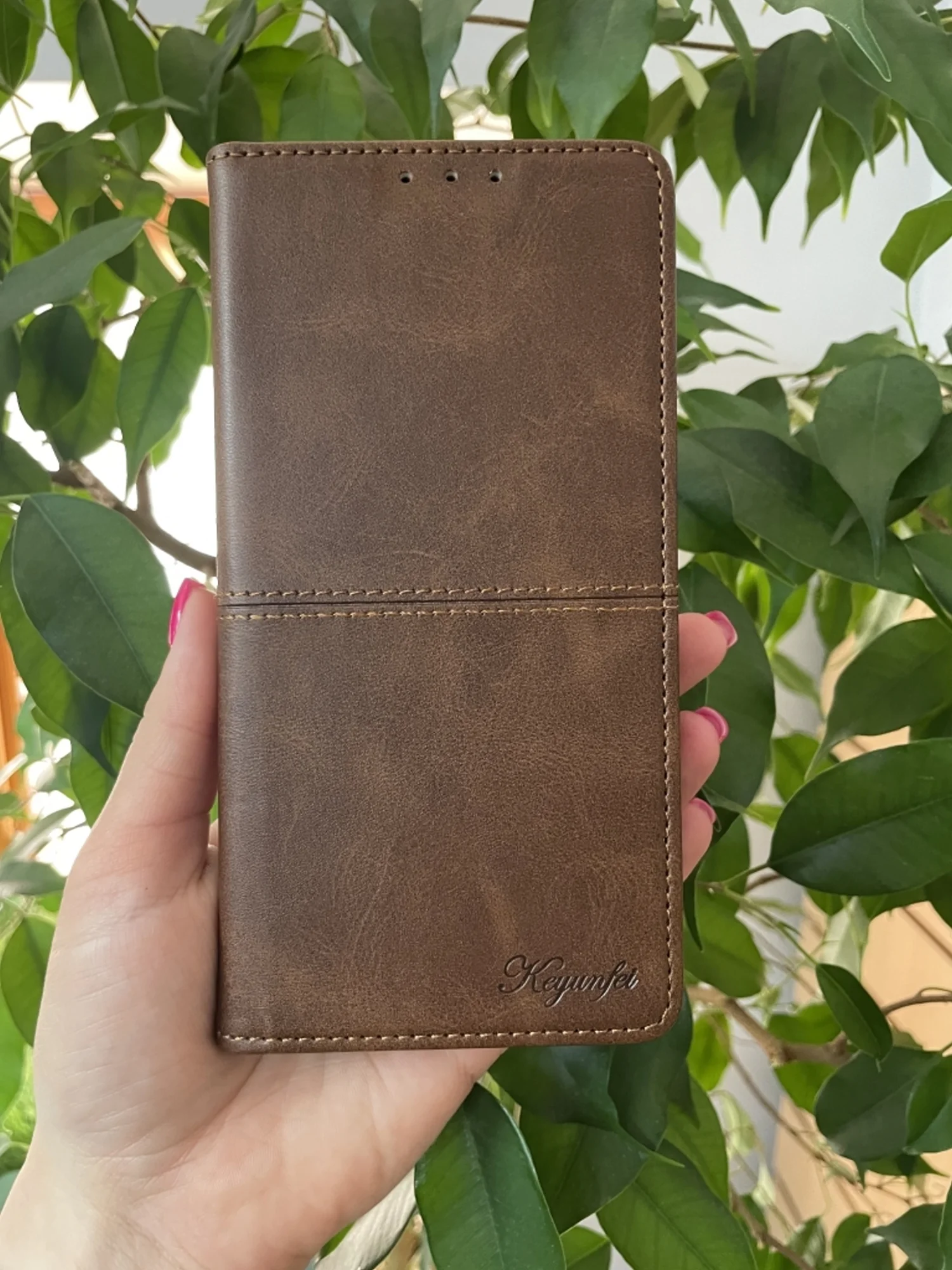 Тёмно-коричневый чехол книжка elitcase для Samsung A54 5G / Самсунг А54 5G