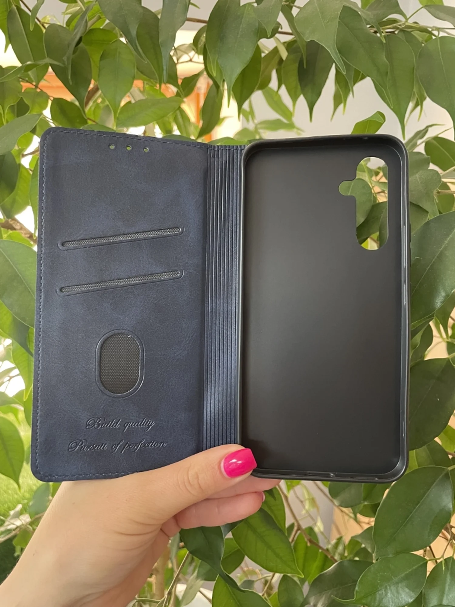 Синий чехол книжка elitcase для Samsung A54 5G / Самсунг А54 5G