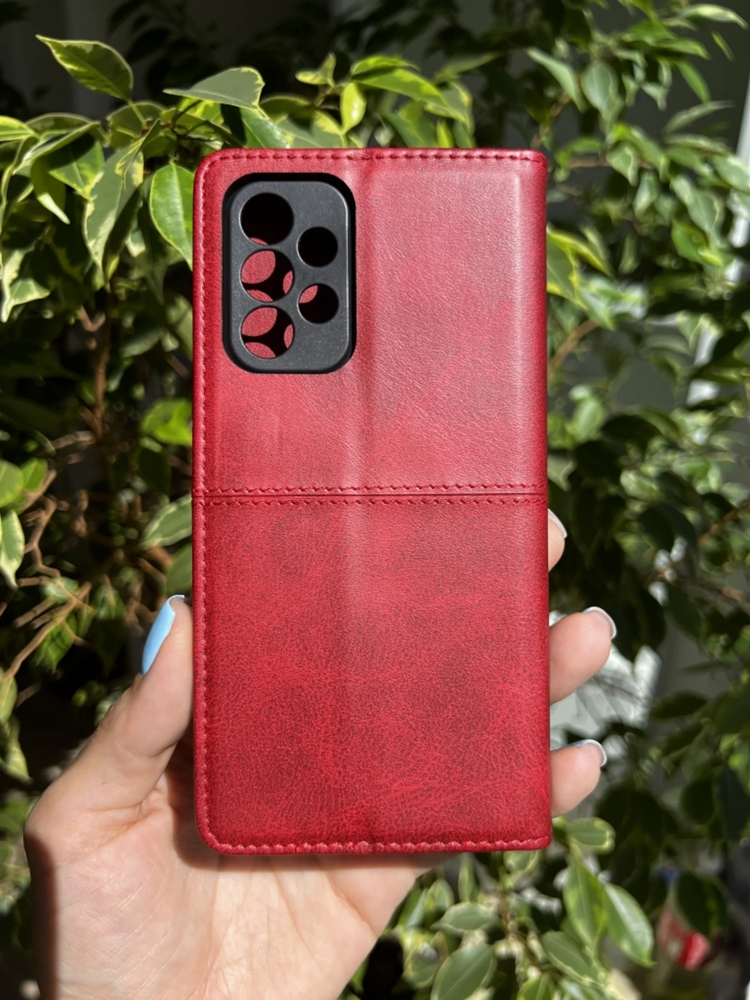 Красный чехол книжка elitcase для Samsung A53 5G / Самсунг А53 5G