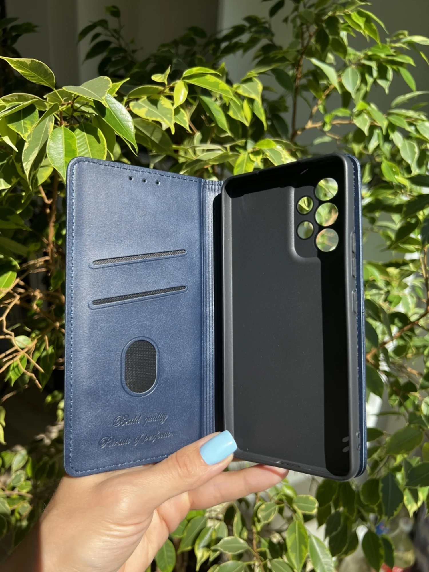 Синий чехол книжка elitcase для Samsung A53 5G / Самсунг А53 5G