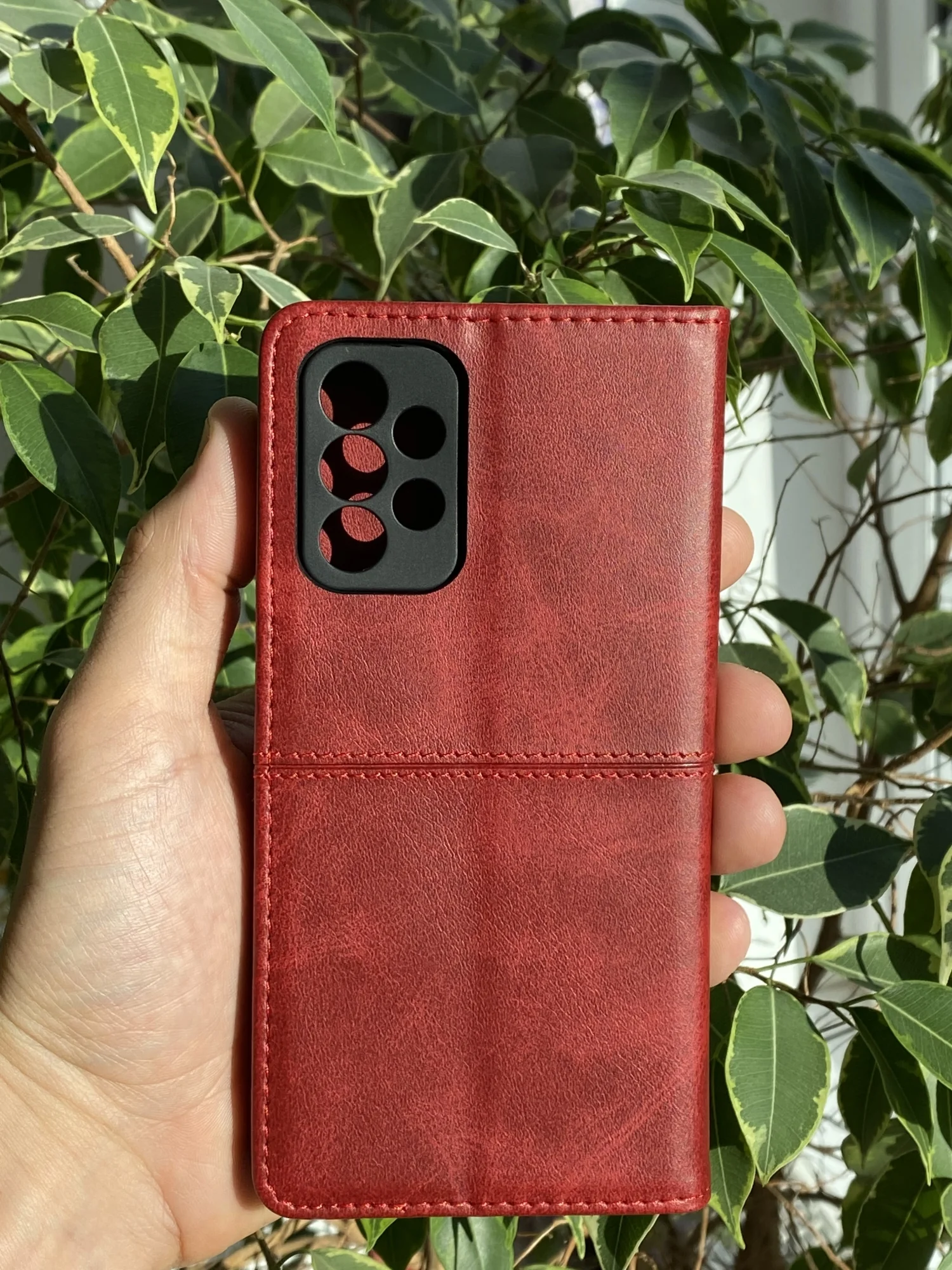 Красный чехол книжка elitcase для Samsung A52 и A52S 5G / Самсунг А52 и А52S 5G